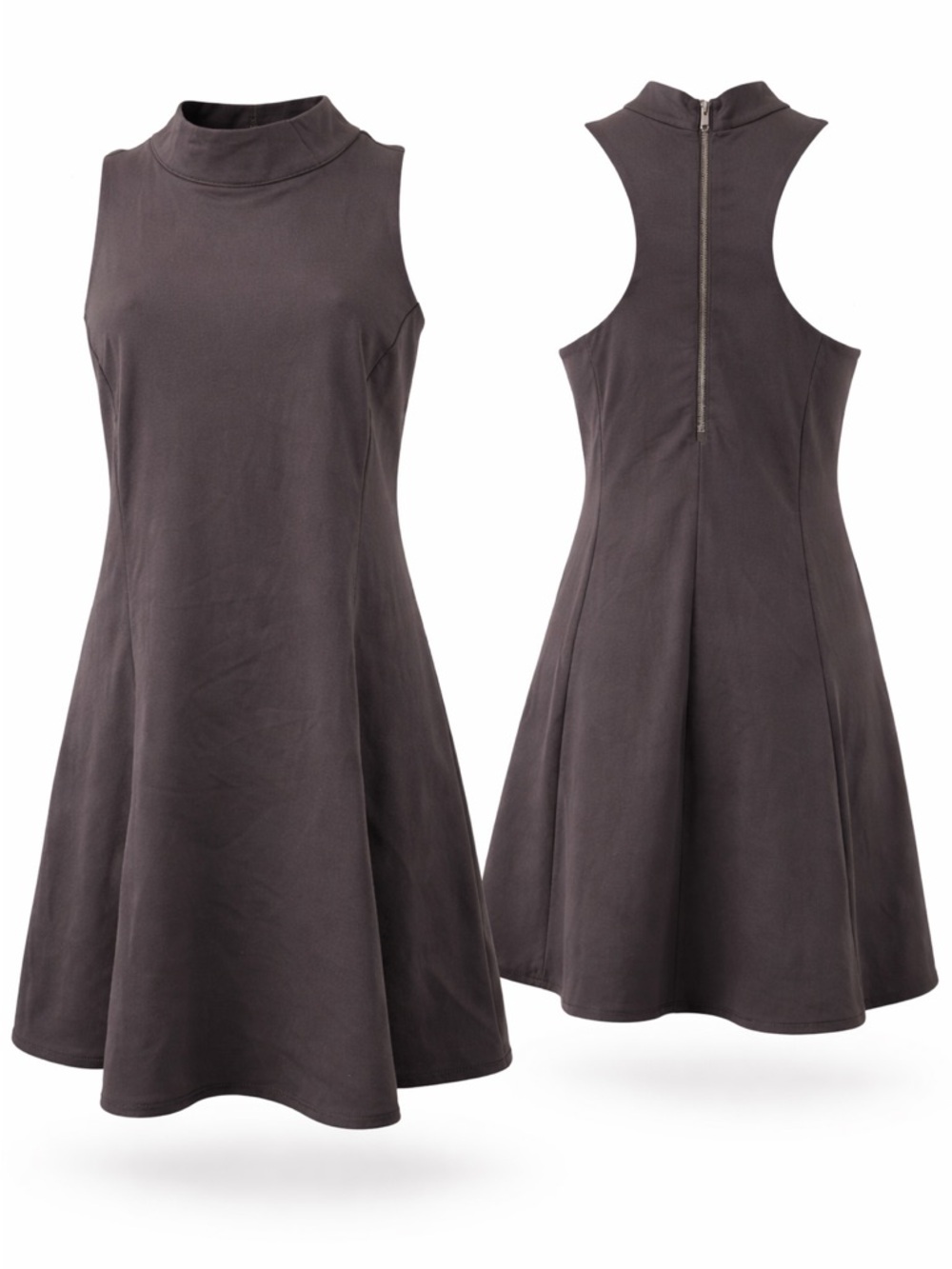 Outdoor Voices Womens Sleeveless Black Zoom Bloom Dress Size Medium NWT